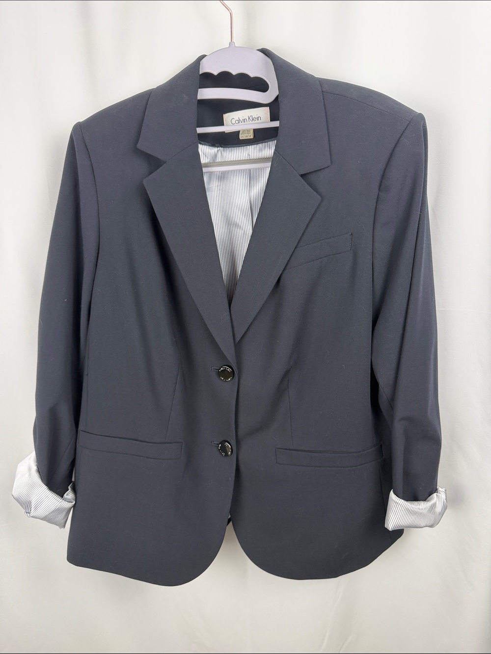 Calvin Klein Women's Black Tailored Blazer
